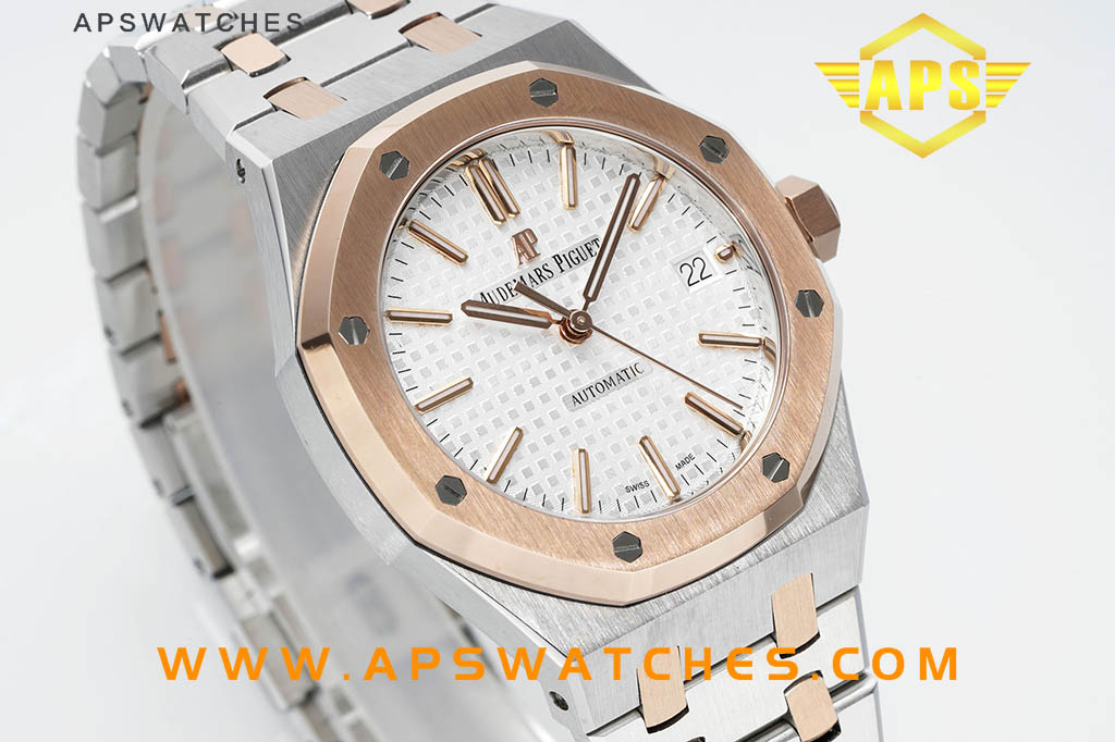 APS厂爱彼皇家橡树系列15450SR.OO.1256SR.01手表 第3张
